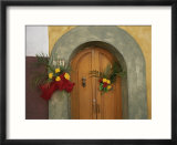 An Arched Doorway Adorned with Flowers