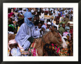 Regiment on Horseback During Durbar Festival of Kano  Kano  Nigeria