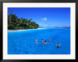 Snorkelling At One Foot Island  Aitutaki Lagoon  Cook Islands
