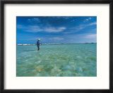 Man In Water Bone Fishing