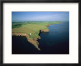 Aerial view of the lighthouse at Cape Tryon