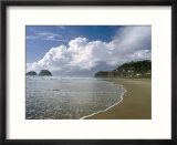The shoreline at Pacific City