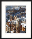 View of Bryce Canyon National Park in winter