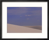 An expanse of sand dunes in White Sands National Monument