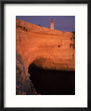 Fishing Near Lighthouse On Hillside  Spain