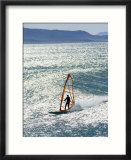 Windsurfer Silhouetted in the Sun on a Wave off Punta San Carlos