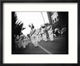 Marching Band in Gloucester  Massachusetts  USA