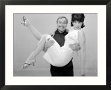 Dick Emery and Una Stubbs Seen Here Rehearsing for the Dick Emery Show  Entertainment  July 1963