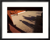 Cowboy Shadows and a Barn