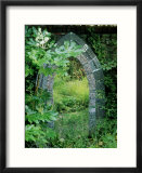 Mosaic Garden Mirror Placed on Wall October