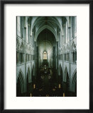 The Nave of Westminster Abbey in London  England