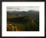 Cathedral Ledge and the White Mountains  New Hampshire