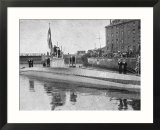 Captured German Submarine Minelayer is on View in the Thames London