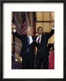 Barack Obama and Joe Biden at the Democratic National Convention 2008  Denver  CO