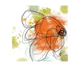 Orange Liquid Flower