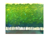 Abstract Green Trees