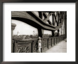 A Young Boy on Tip Toes to Get a View from the Bridge  1959