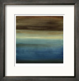 "Abstract Horizon III" Pre-made-framed Framed Art Print