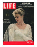 Actress and Princess of Monaco  Grace Kelly  April 9  1956