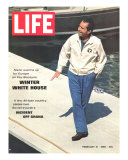 President Richard Nixon in Key Biscayne  February 21  1969