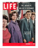 Victorious Young Kennedys  President-elect John Kennedy with Wife and Mother  November 21  1960