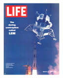 Lunar Excursion Module in Air  March 14  1969