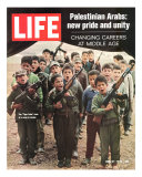 Palestinian Arab Boys Training with Guns in Jordan  June 12  1970