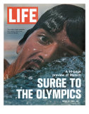 US Swimmer Mark Spitz Training for 1972 Munich Olympics  August 18  1972