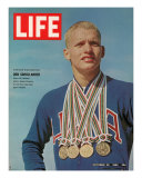 Don Schollander with his Four Olympic Gold Medals Won in Swimming Events  October 30  1964