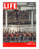 Eisenhower Among Masses During his Inauguration  February 2  1953