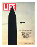 The Inauguration: Rhetoric Meets Reality  Washington Monument and Plane  January 31  1969