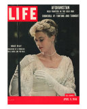 Actress and Princess of Monaco  Grace Kelly  April 9  1956