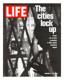 The Cities Lock Up  Woman at Gated Window  November 19  1971