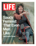 Feminist Germaine Greer  May 7  1971