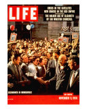 Dwight D Eisenhower Campaigning in Minneapolis  MN  November 5  1956