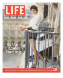 French Actress Audrey Tautou Outdoors on a Balcony in Paris  May 19  2006
