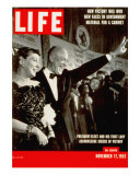 Dwight D Eisenhower and Mamie  November 17  1952