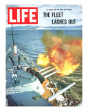 The Fleet Lashes Out  Bill Ray of USS Oklahoma Shelling the Viet Cong Off Vietnam  August 6  1965