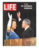 Sen Barry Goldwater and Wife at Republican Convention  July 24  1964