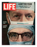 Dr Denton Cooley and Dr Michael Debakey  April 10  1970