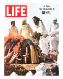 Cremation of Indian PM Nehru  June 5  1964