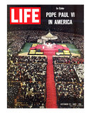 Pope Paul VI Visit to America  Mass at Yankee Stadium  October 15  1965