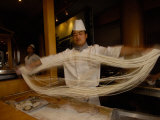 Noodle Making  Xi'an  Shaanxi Province  China