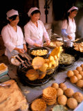 Street Vendors Cooking  Kunming  China