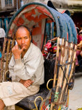Portrait of Rickshaw Driver  Jaipur  Rajasthan  India