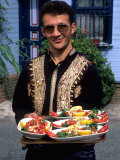 Local Man with Food in Istanbul  Turkey