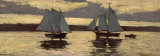 Gloucester  Mackerel Fleet at Sunset  c1884