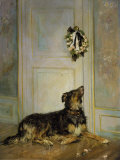 Dog in Mourning  c1870