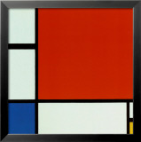 Composition with Red Blue Yellow