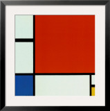 Composition with Red Blue Yellow